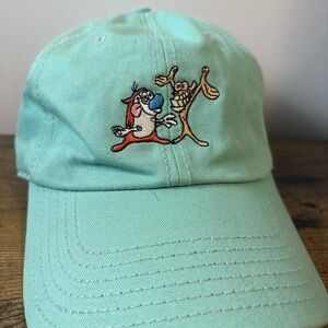 Nickelodeon Mint Green Hat with Cartoon Characters
